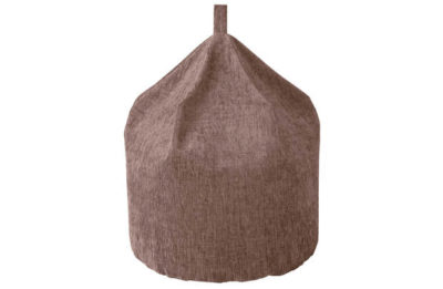 HOME Tessa Polyester Beanbag - Mink.